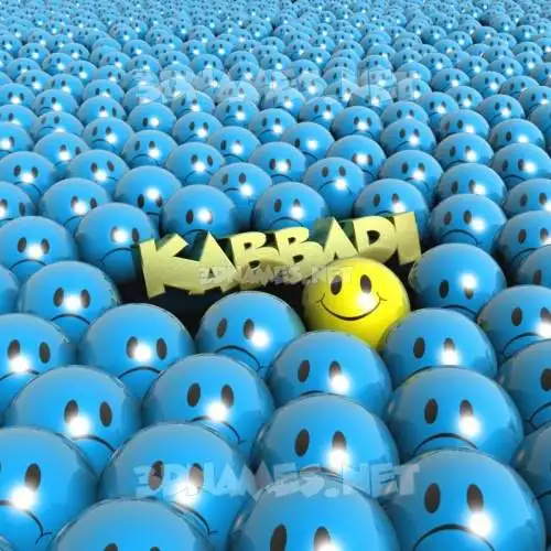 kabbadi in Special Smileys style - 3D name wallpaper kabbadi in Special Smileys style - 3D name wallpaper