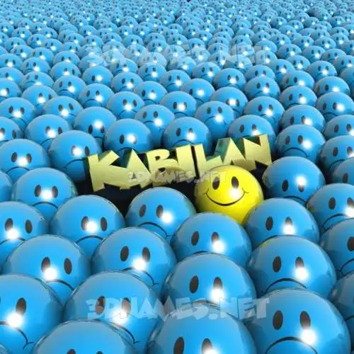 kabilan in Special Smileys style - 3D name wallpaper