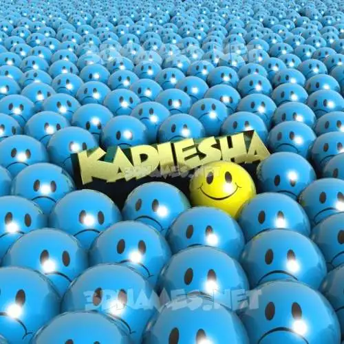 kadiesha in Special Smileys style - 3D name wallpaper