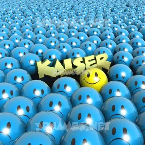 kaiser in Special Smileys style - 3D name wallpaper kaiser in Special Smileys style - 3D name wallpaper