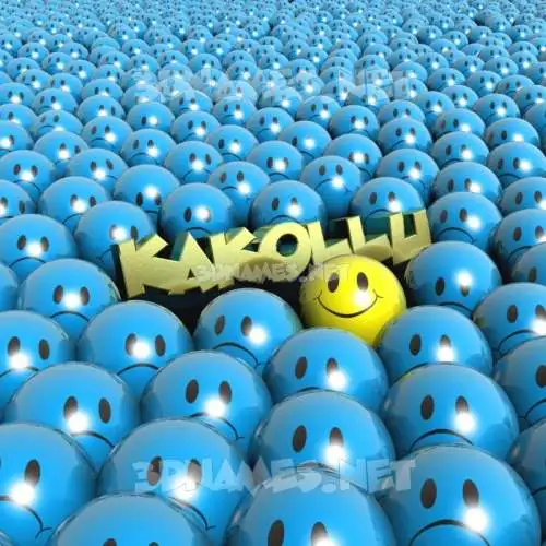kakollu in Special Smileys style - 3D name wallpaper kakollu in Special Smileys style - 3D name wallpaper