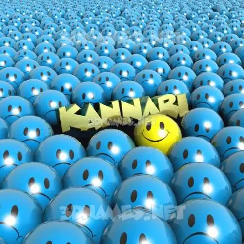 kannari in Special Smileys style - 3D name wallpaper