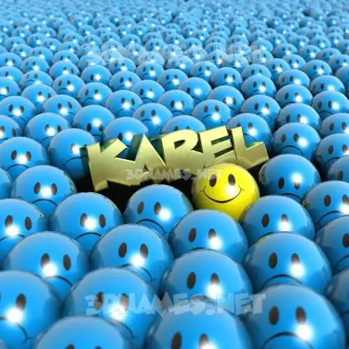 karel in Special Smileys style - 3D name wallpaper karel in Special Smileys style - 3D name wallpaper