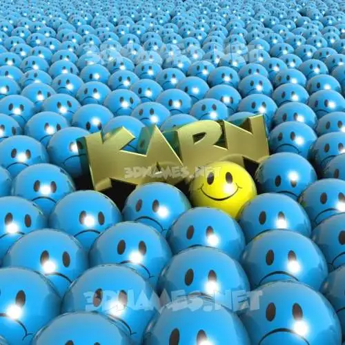 karn in Special Smileys style - 3D name wallpaper karn in Special Smileys style - 3D name wallpaper