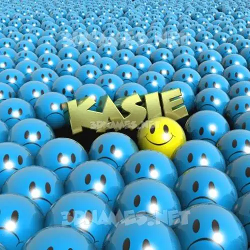 kasie in Special Smileys style - 3D name wallpaper