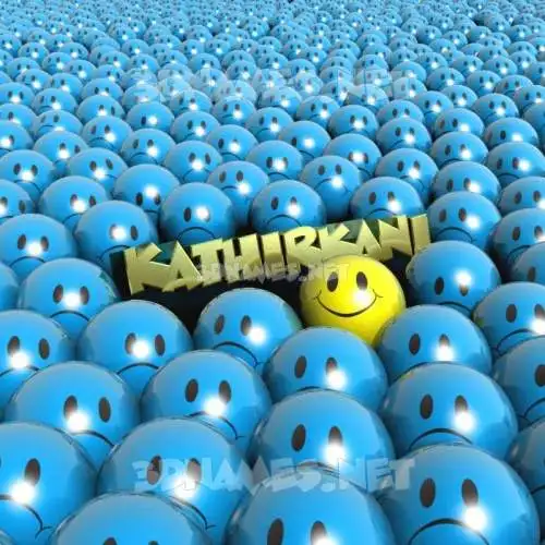 kathirkani in Special Smileys style - 3D name wallpaper