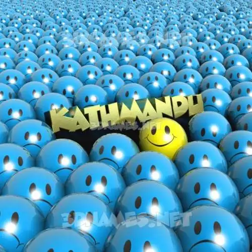 kathmandu in Special Smileys style - 3D name wallpaper kathmandu in Special Smileys style - 3D name wallpaper