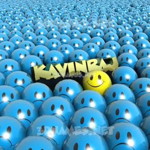 kavinraj in Special Smileys style - 3D name wallpaper