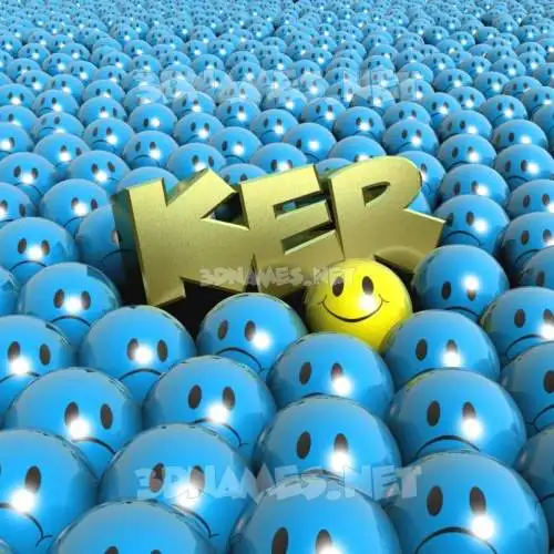 ker in Special Smileys style - 3D name wallpaper ker in Special Smileys style - 3D name wallpaper