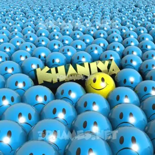 khaniya in Special Smileys style - 3D name wallpaper khaniya in Special Smileys style - 3D name wallpaper