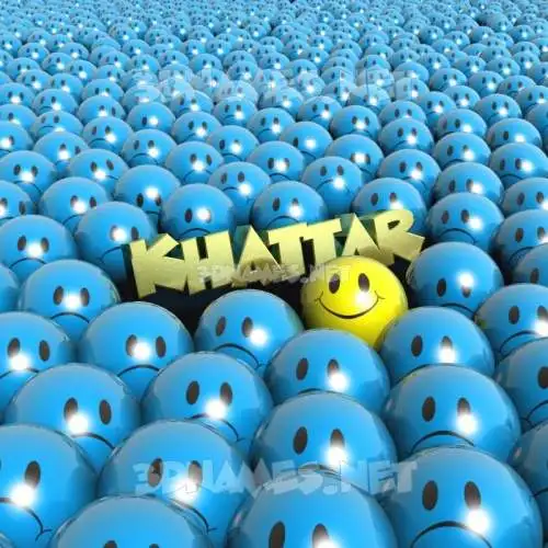 khattar in Special Smileys style - 3D name wallpaper