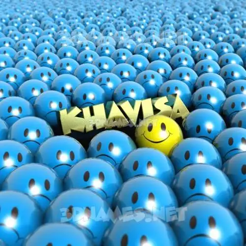 khavisa in Special Smileys style - 3D name wallpaper khavisa in Special Smileys style - 3D name wallpaper