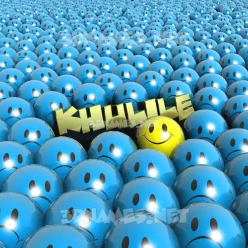 khulile in Special Smileys style - 3D name wallpaper