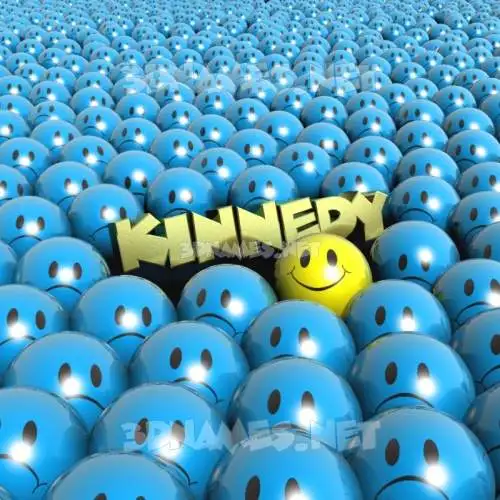kinnedy in Special Smileys style - 3D name wallpaper