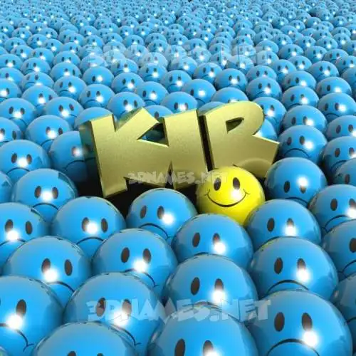 kir in Special Smileys style - 3D name wallpaper