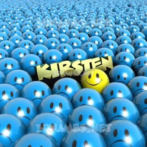 kirsten in Special Smileys style - 3D name wallpaper kirsten in Special Smileys style - 3D name wallpaper