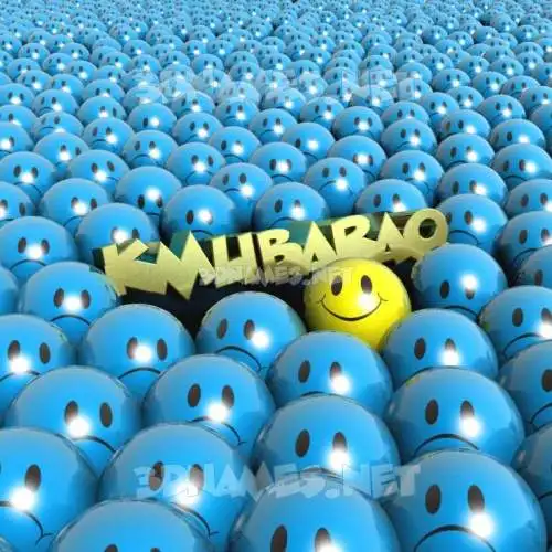 kmubaraq in Special Smileys style - 3D name wallpaper