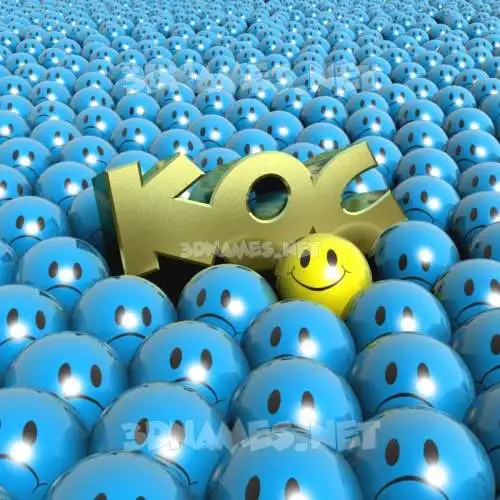 koc in Special Smileys style - 3D name wallpaper koc in Special Smileys style - 3D name wallpaper