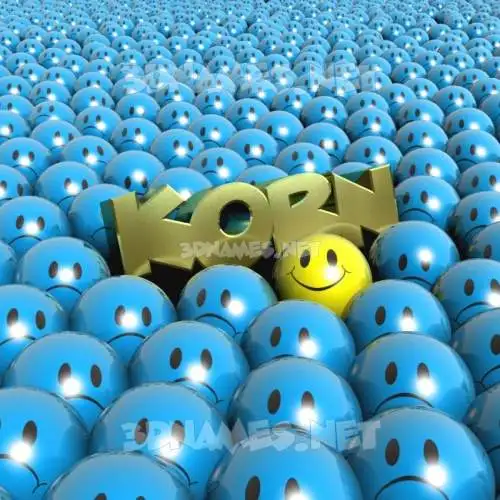 korn in Special Smileys style - 3D name wallpaper korn in Special Smileys style - 3D name wallpaper