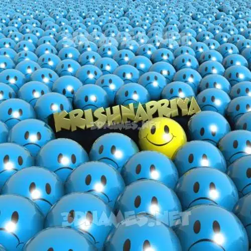 krishnapriya in Special Smileys style - 3D name wallpaper krishnapriya in Special Smileys style - 3D name wallpaper