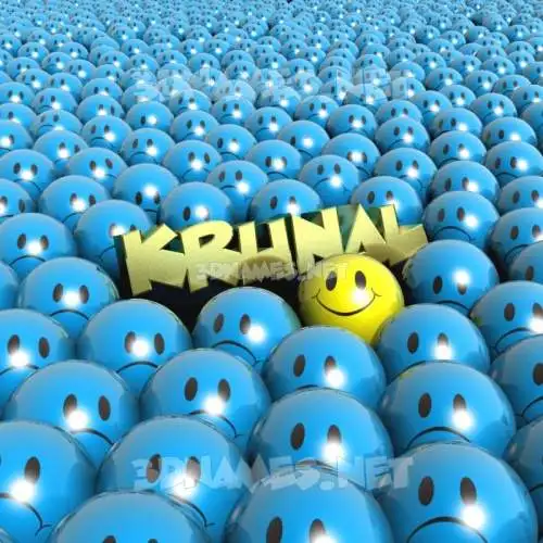 krunal in Special Smileys style - 3D name wallpaper krunal in Special Smileys style - 3D name wallpaper