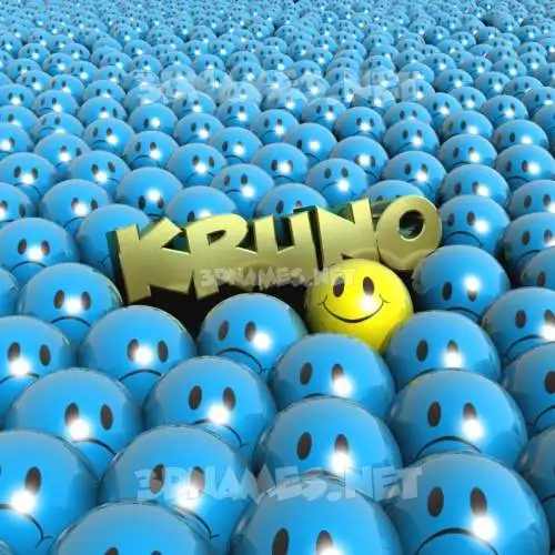 kruno in Special Smileys style - 3D name wallpaper kruno in Special Smileys style - 3D name wallpaper