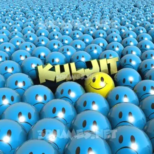 kuljit in Special Smileys style - 3D name wallpaper