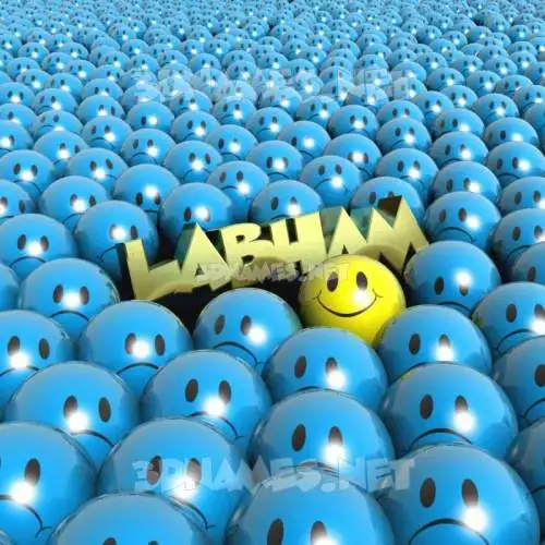 labham in Special Smileys style - 3D name wallpaper