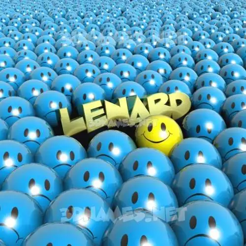 lenard in Special Smileys style - 3D name wallpaper lenard in Special Smileys style - 3D name wallpaper