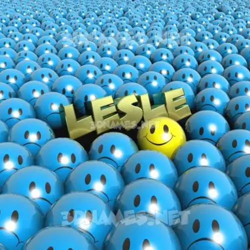 lesle in Special Smileys style - 3D name wallpaper lesle in Special Smileys style - 3D name wallpaper