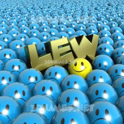 lew in Special Smileys style - 3D name wallpaper lew in Special Smileys style - 3D name wallpaper