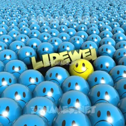 lidewei in Special Smileys style - 3D name wallpaper