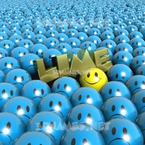 lime in Special Smileys style - 3D name wallpaper