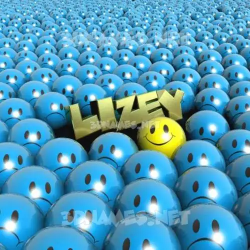 lizey in Special Smileys style - 3D name wallpaper lizey in Special Smileys style - 3D name wallpaper
