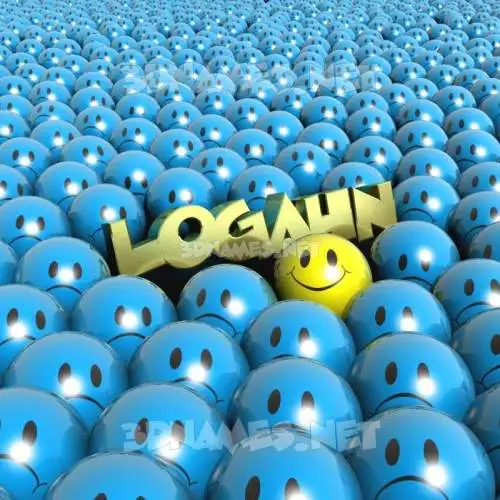 logahn in Special Smileys style - 3D name wallpaper logahn in Special Smileys style - 3D name wallpaper