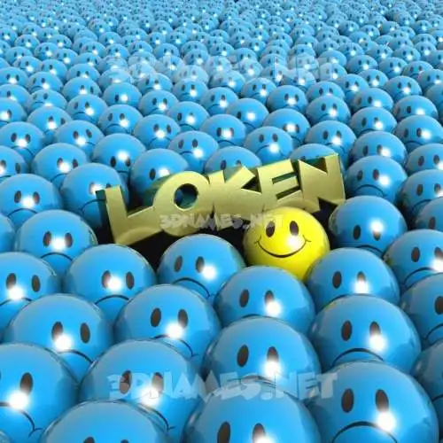 loken in Special Smileys style - 3D name wallpaper loken in Special Smileys style - 3D name wallpaper