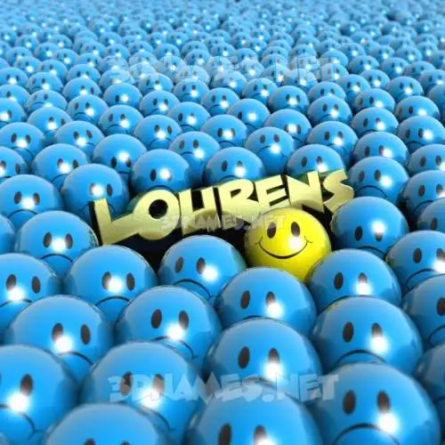 lourens in Special Smileys style - 3D name wallpaper lourens in Special Smileys style - 3D name wallpaper