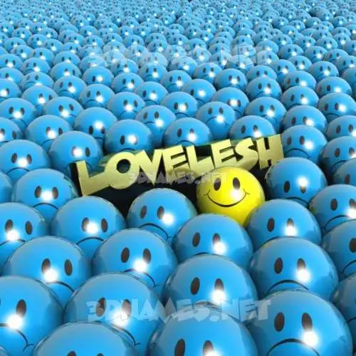 lovelesh in Special Smileys style - 3D name wallpaper