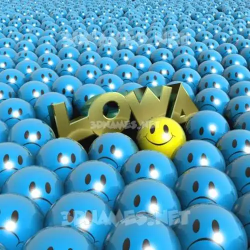 lowa in Special Smileys style - 3D name wallpaper lowa in Special Smileys style - 3D name wallpaper