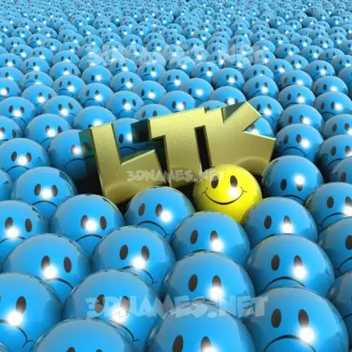 ltk in Special Smileys style - 3D name wallpaper ltk in Special Smileys style - 3D name wallpaper