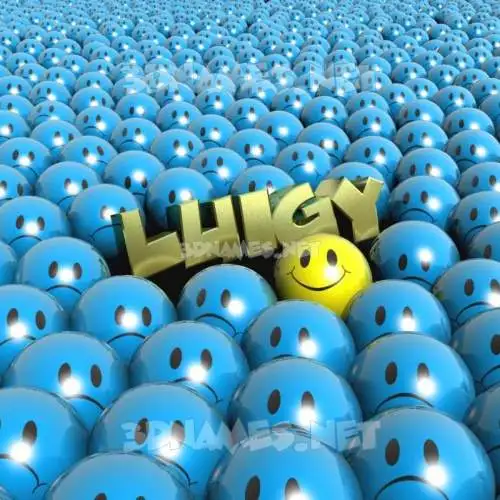 luigy in Special Smileys style - 3D name wallpaper luigy in Special Smileys style - 3D name wallpaper