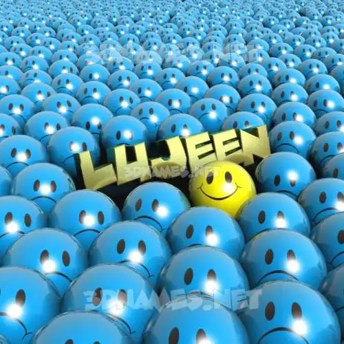 lujeen in Special Smileys style - 3D name wallpaper lujeen in Special Smileys style - 3D name wallpaper