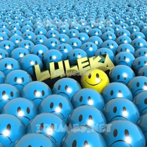 luleka in Special Smileys style - 3D name wallpaper