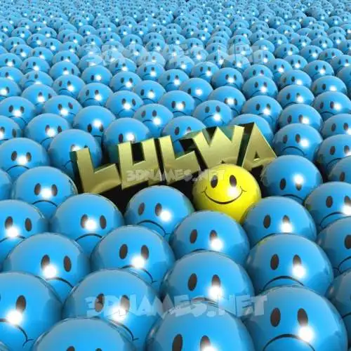 lulwa in Special Smileys style - 3D name wallpaper lulwa in Special Smileys style - 3D name wallpaper