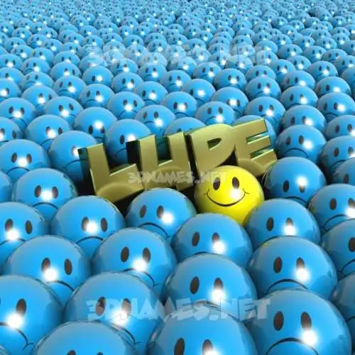 lupe in Special Smileys style - 3D name wallpaper lupe in Special Smileys style - 3D name wallpaper