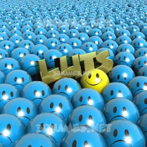 luts in Special Smileys style - 3D name wallpaper