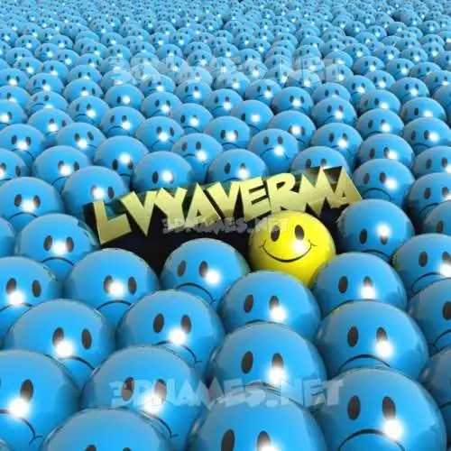 lvyaverma in Special Smileys style - 3D name wallpaper
