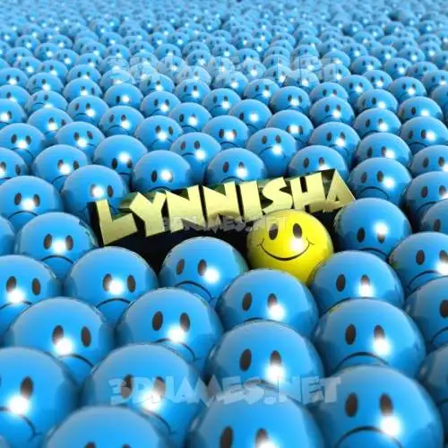 lynnisha in Special Smileys style - 3D name wallpaper lynnisha in Special Smileys style - 3D name wallpaper