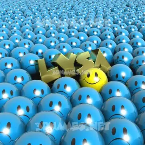 lysa in Special Smileys style - 3D name wallpaper lysa in Special Smileys style - 3D name wallpaper