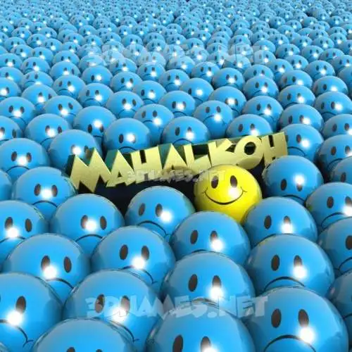 mahalkoh in Special Smileys style - 3D name wallpaper mahalkoh in Special Smileys style - 3D name wallpaper